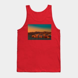 Greece. Mykonos. Little Venice at sunset. Tank Top